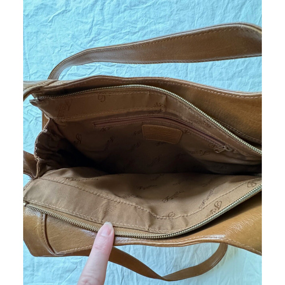 Fossil 1954 Pebble Leather Brown Purse 75082 Crossbody Shoulder Bag Adjustable - Picture 8 of 11